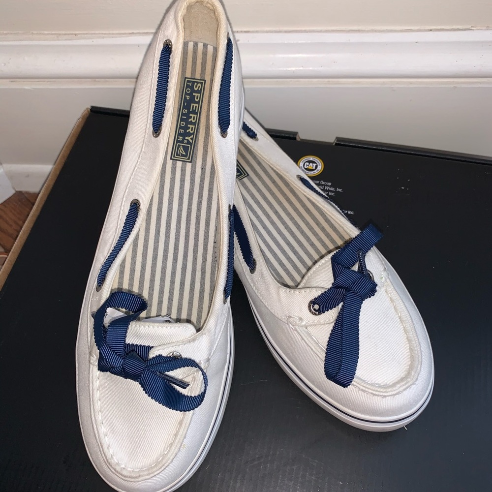 Sperry top slider slip on shoes